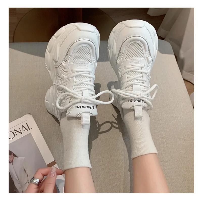 Dad Shoes, Women's Mesh Shoes, Breathable Women's Shoes, Running Shock Absorption, Light Sneakers, Platform Shoes