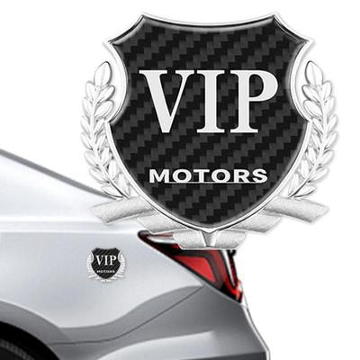 Kohlefasertextur Autoaufkleber Weizenähren Autoaufkleber Rostschutz VIP Buchstaben Design dekoratives Zubehör für das Auto