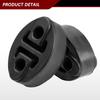 2pcs Rubber Exhaust Hangers Mounting for Lexus Toyota Aygo Vitz Yaris Peugeot 107 108 Muffler Exhaust Tail Pipe Bracket Hangers