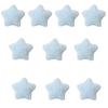 10 Pcs Plush Star Appliques Decorative Patches Sew on Patches Star Patches for Bag Shoe Hairpin Decorations