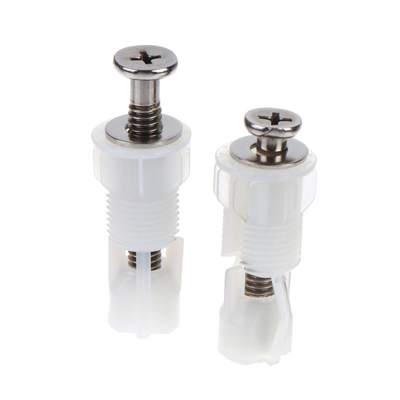 4Pcs Toilet Lid Fixing Screw Replacement Fitting Kit With Nut Cover For Wc Pan Bathroom Hardware Toilet Cover Screws Accessories