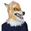 Fox Latex Mask with Glowing Eyes