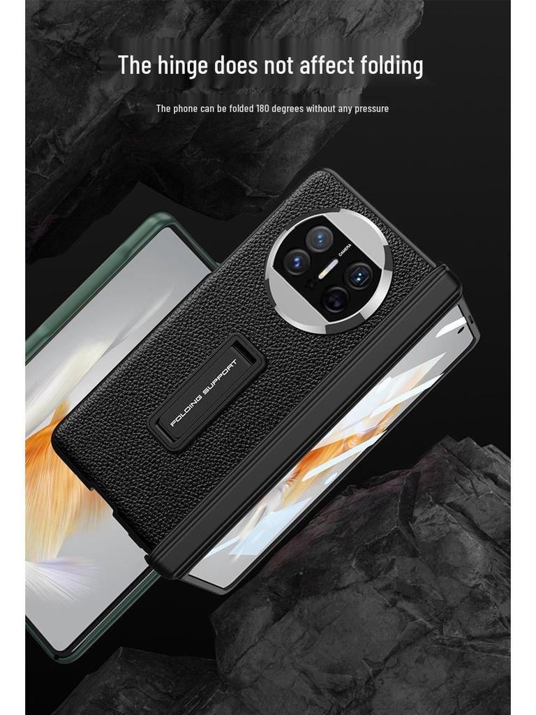 Huawei MateX3 Full Coverage Leather Hard Shell Case - Simple, Durable, Anti-Fall Design