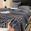 Blanket Thickened Milk Velvet Autumn/winter Blanket for Office Nap Flannel Sofa Cover  Pet Warm Soft Blanket Large Size