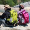 Outdoor Hiking Backpack With Waterproof Nylon And Breathable Design For Men And Women