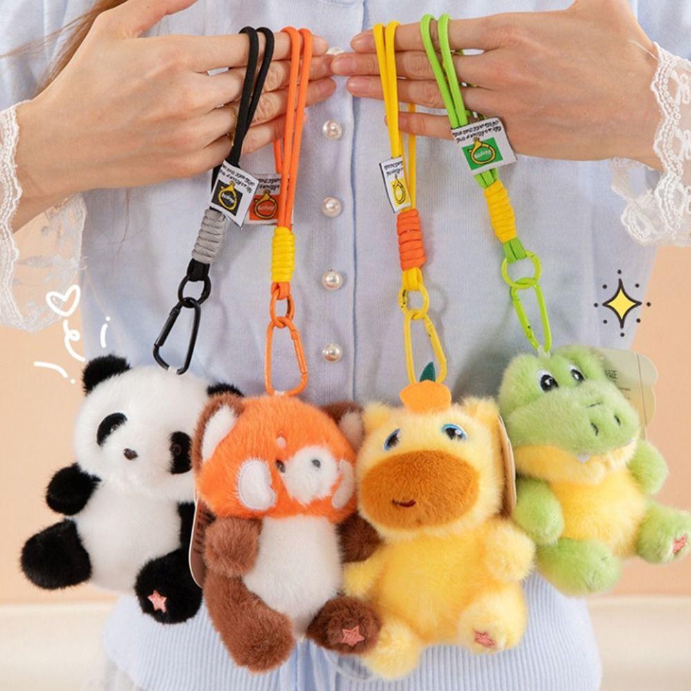 Stuffed Design Stuffed Animal Doll Multicolor Hanging Pendants  Bag Ornament