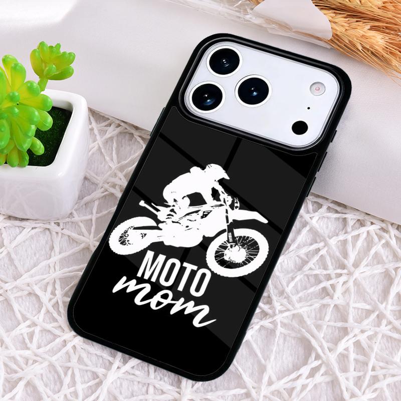 Moto Bike Motocross Shockproof Phone Case for iPhone 17 Air 16e 15 11 12 14 13 Pro Max Cover Coque