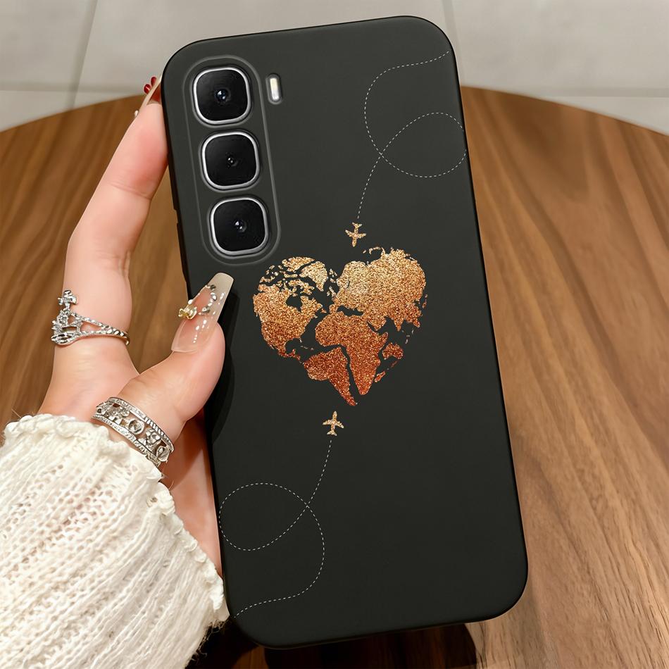 Creative Phone Case For infinix Hot 60 50 Pro Plus 60i 50i 40i 30i 20i 20S Hot 20 30 4G 5G 20Play 30Play Soft Matte Back Covers