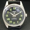 HMT HAND-WINDING VINTAGE INDIAN MENS BLACK COLOR DIAL WATCH a700314-5 R202-a700314