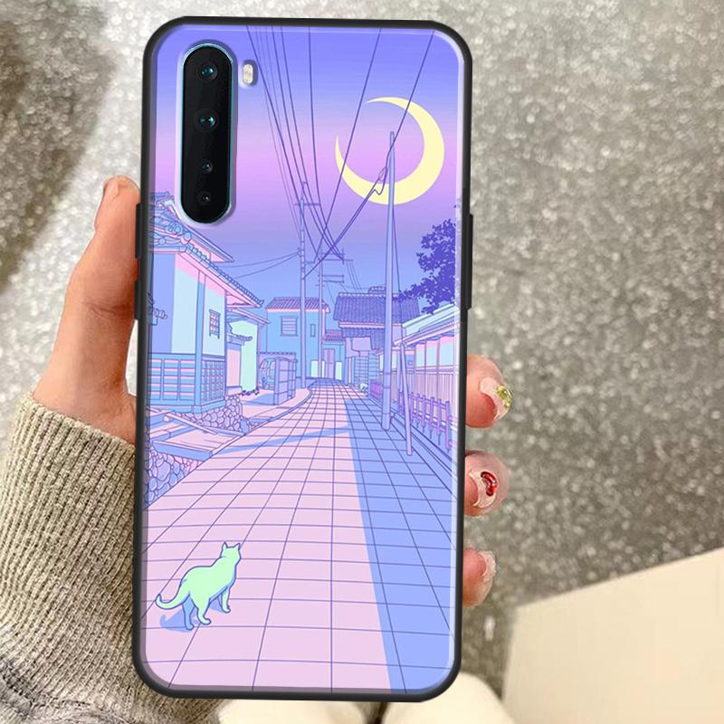 Pastel Japan Kyoto City Case For OnePlus 15 12 13 11 10 9 Pro 13R 13T 12R 10T 10R Nord CE 5 2 3 4 Lite N20 N30 Coque