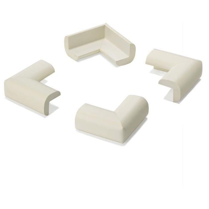 INOFIX - Protection de coin adhésive blanc par 4 en blister