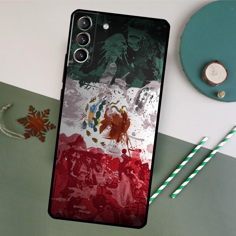 Mexico Mexican Flag Phone Case For Samsung Galaxy S26 S25 Ultra S20 S21 S22 S23 S24 S10 Plus S25 FE Back Cover