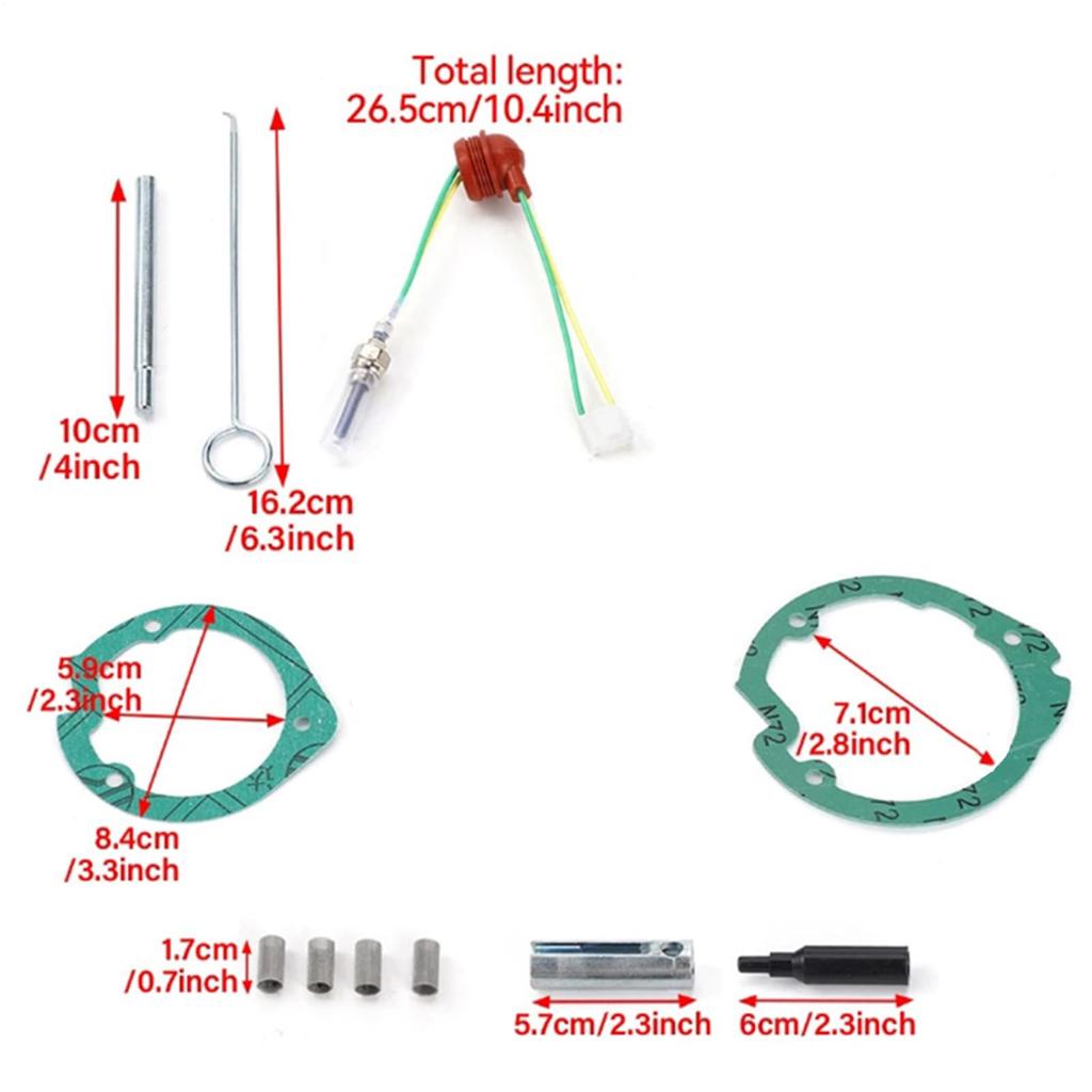 Glow Plug Repair Kit, Air Heater Glow Plug Repair Kit, Car Air Heater Glow