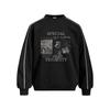 Mens Streetwear Graphic Print Crewneck Sweatshirt Loose Fit Casual Pullover