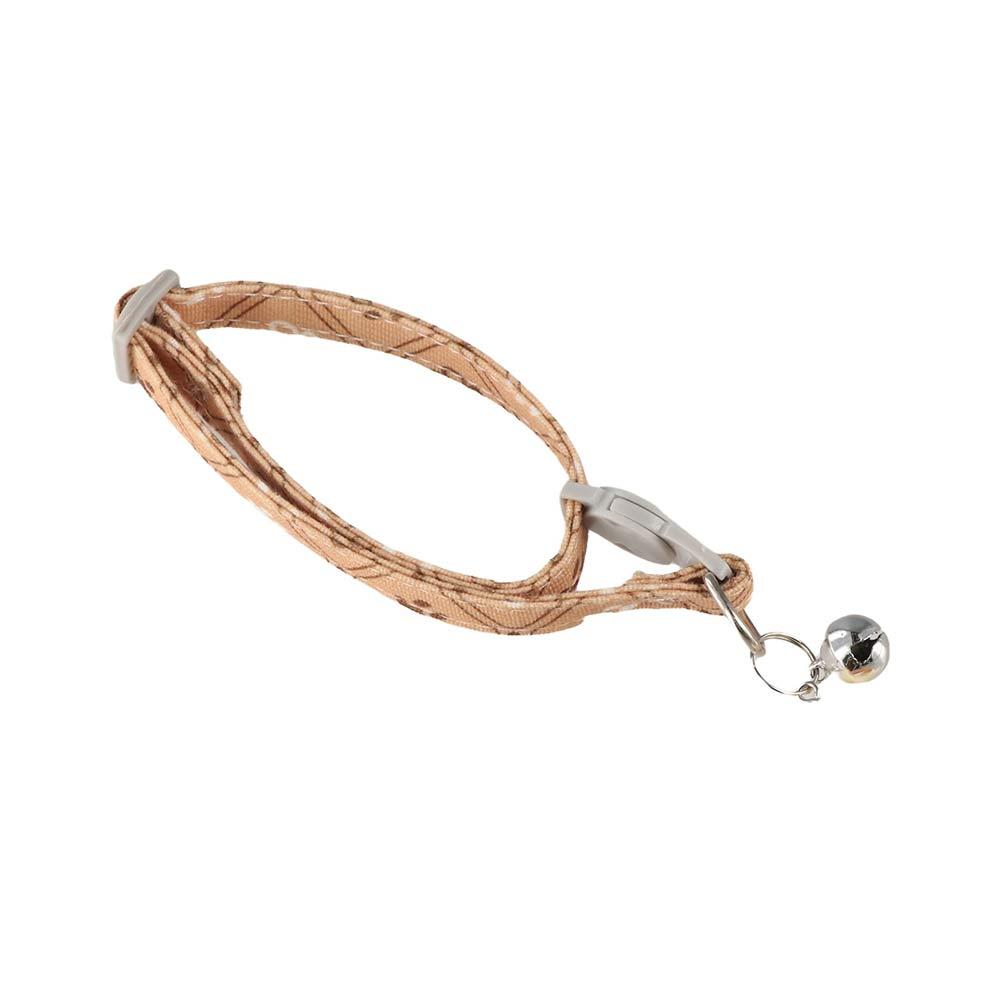 Pet Accessory Adjustable Cat Collar Exquisite Soft Fashionable Neck Straps Safety Buckle Durable Cat Pendant Necklace Puppy