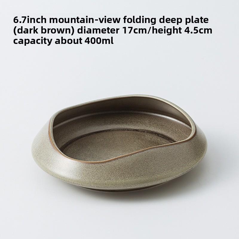 Dehua White Porcelain Dinner Plates Creative Ceramic Plates for Home Hotel Restaurant Commercial Use