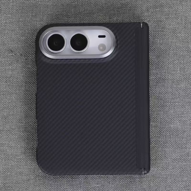 Real aramid magnetic hinge protective case