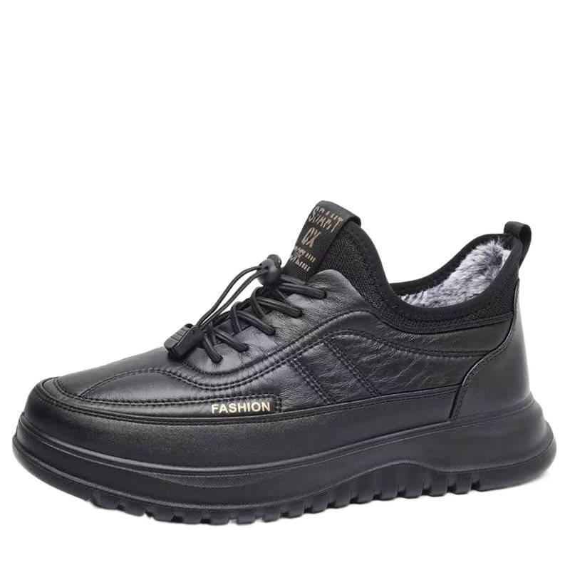 Winter high-top cotton shoes warm plush medium non-slip waterproof cotton boots warm shoes