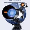 150X Astronomical Telescope Binocular 70mm Large Aperture F30070 For Outdoor Camping Beginner Star and Moon Observation