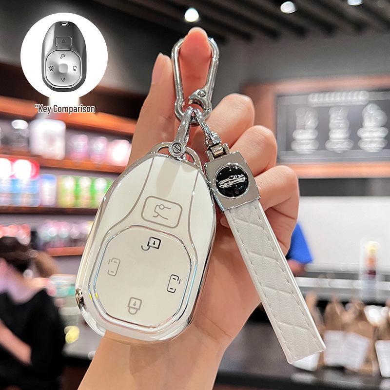 GAC Trumpchi M8 Key Cover: Compatible with Master, Grandmaster, E8, E9, S7 Models - Luxury Snap Shell for Women