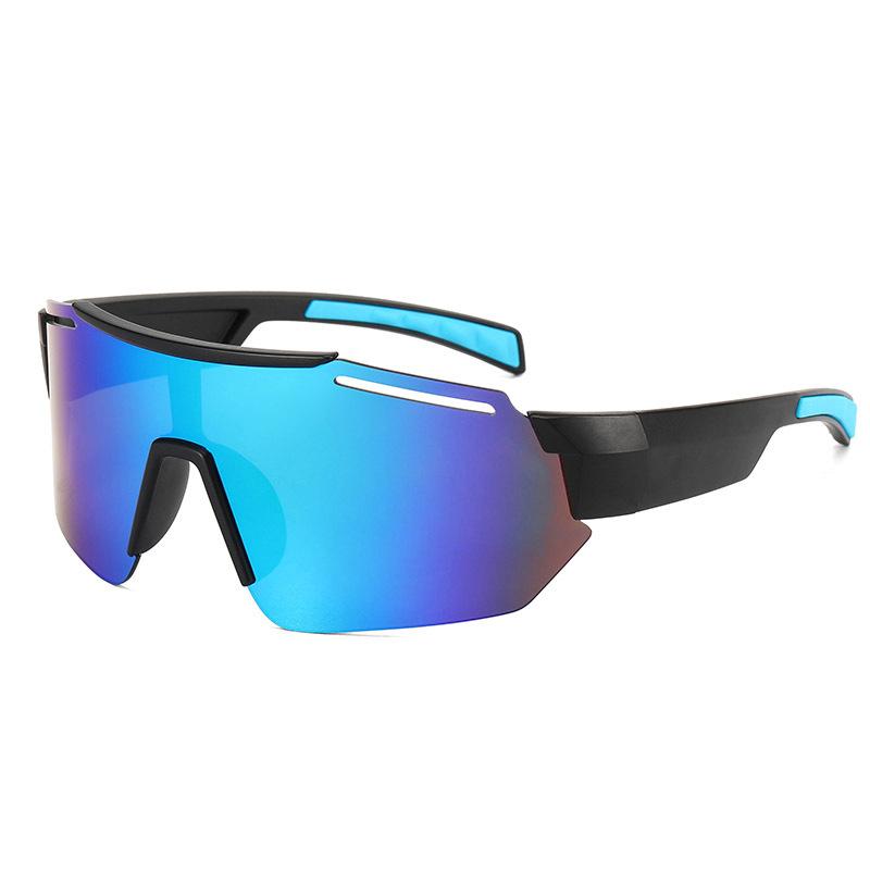 Hot Fashion Sun Cycling Mirror Super Large Frame Windproof And Eye Protection Dazzling Men's And Women's Sports Mirror 9921