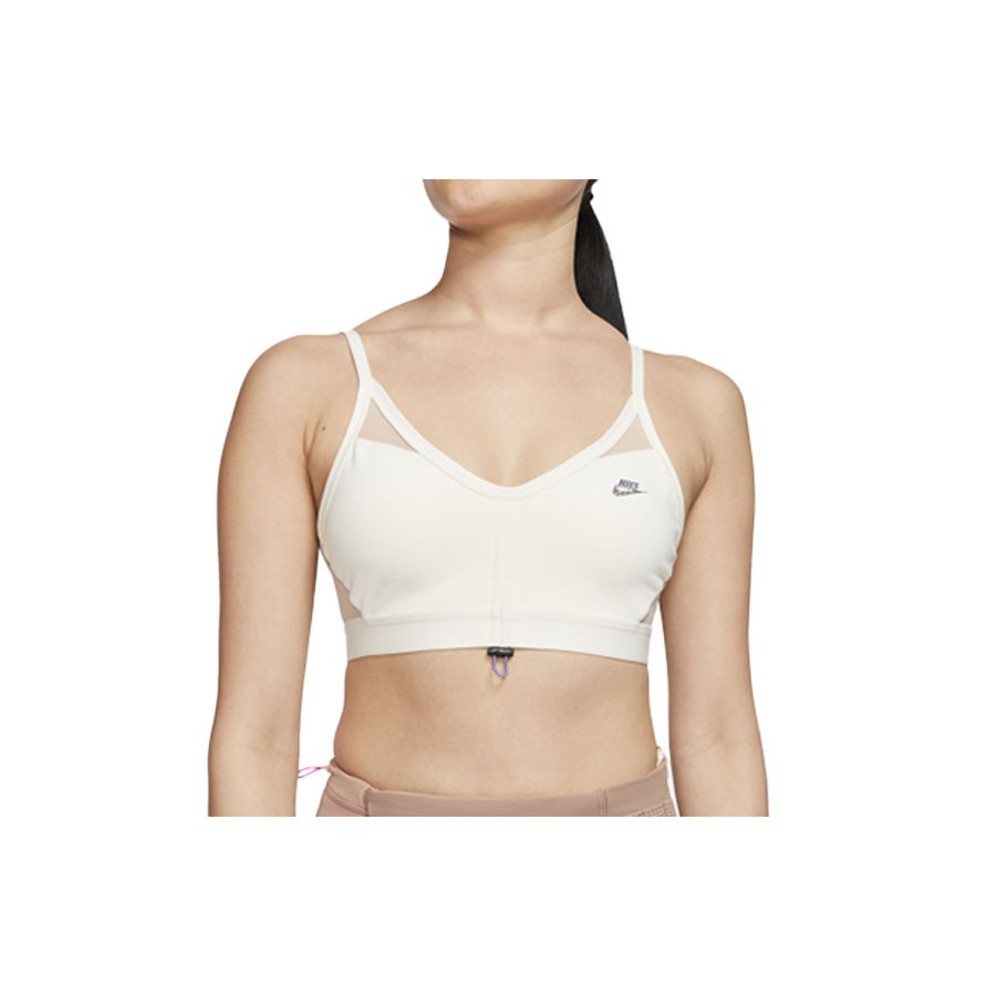 

Nike Indy Icon Clash Спортивный бюстгальтер с низкой ударопрочностью Женское нижнее белье Цвет слоновой кости BV3524-110 M