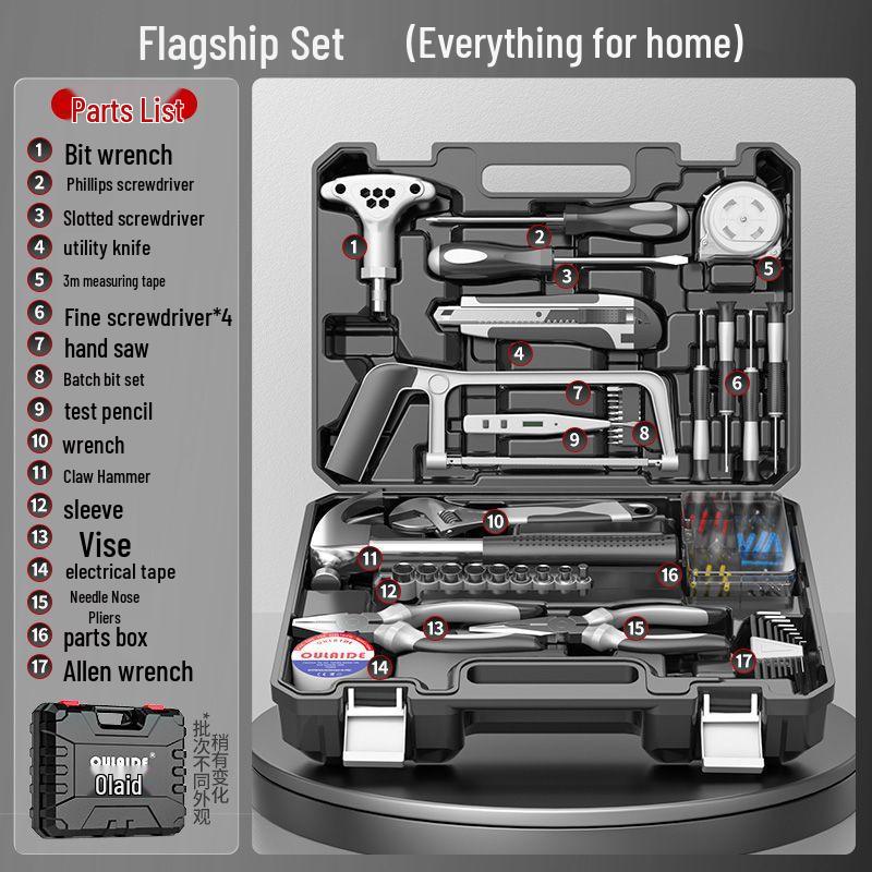 

Rechargeable Multifunctional Drill Set for Electricians & Woodworkers - Household Repair Tool Kit