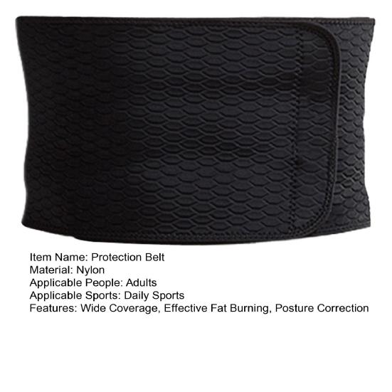 Waist Trimmer Wide Coverage Effective Fat Burning Posture Correction Plus Size Mens Waist Trainer Sweat Belt
