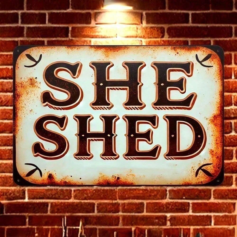 Vintage Tin Sign Wall Decor Metal Plaque Retro Home Art