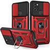 Protective Case - PROSHOP - Samsung A21S - Red - Rigid - 360° Stand