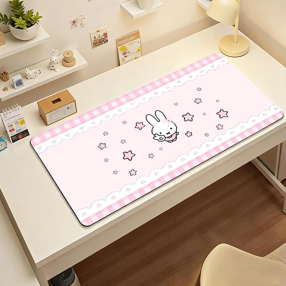 Cute Miffy Mouse Pad Computer Laptop Rubber Non-slip Mouse Mat Mousepad Gamers Decoracion Desk Mat