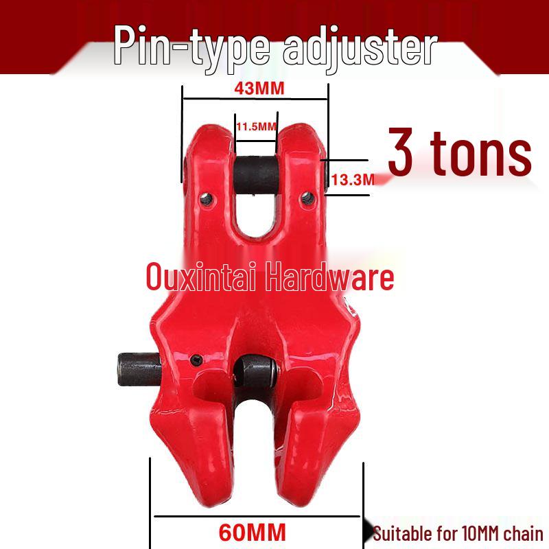 G80 Manganese Steel Lifting Chain Adjuster with Safety Pin