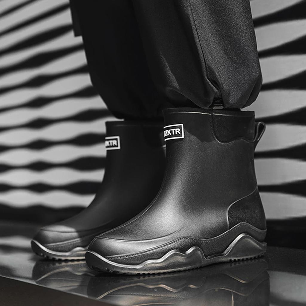 Formemory Rain Boots for Men and Waterproof Short Suitable for Rain and Rainy and Disaster Perfect for Outdoor and Farmwork Size Japanese Shoe Women,