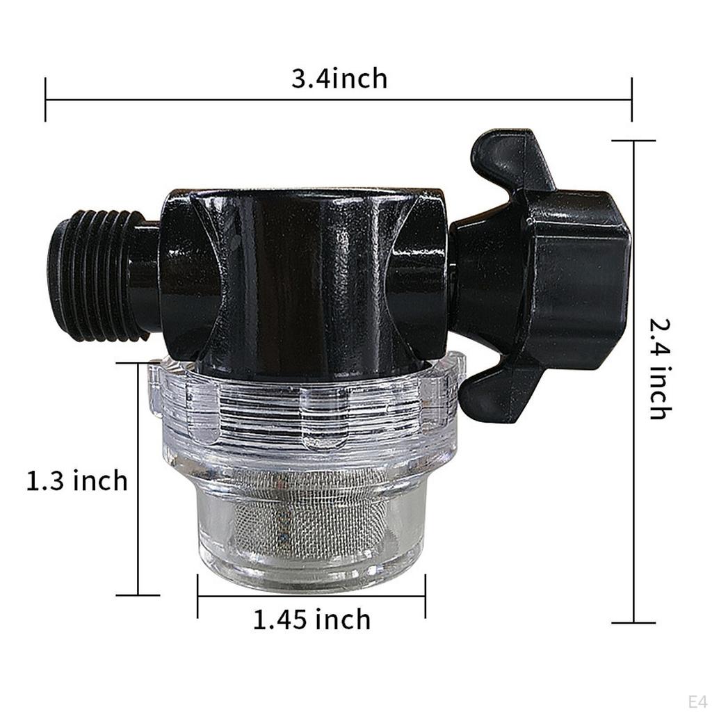 RV Water Pump , Clear Design Twist on Sprayer for Marine, Boat,