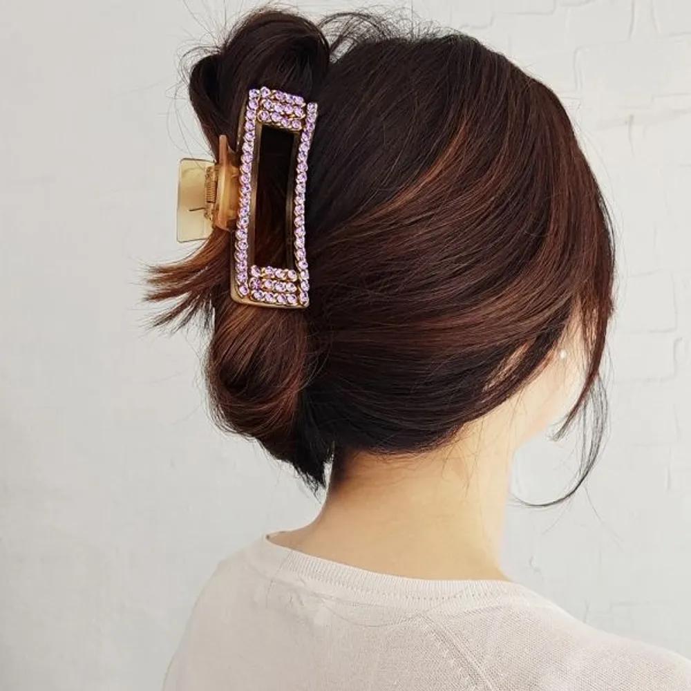 Splendid Beauty Add Hair Claw Clip bronze brown
