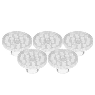 5PCS Aquarium Acrylic Coral Holder Round Clear Fish Tank Button Coral Frame Support Holder