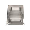 Grille de ventilation - KOTARBAU - 14 x 21 cm - Acier inoxydable - Argent - Moustiquaire