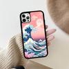Kanagawa Great Wave Anime Phone Case For Iphone 16 15 14 13 12 11 Pro Max Plus Shockproof TPU+PC Hard Case