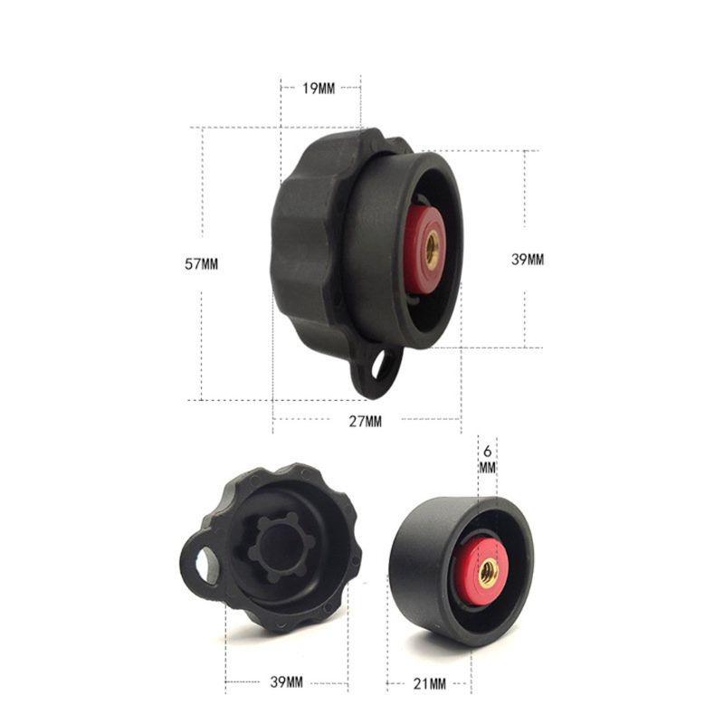 New Anti Theft Pin-Lock Security Knob Key for 1" Arm Socket Phone Holder
