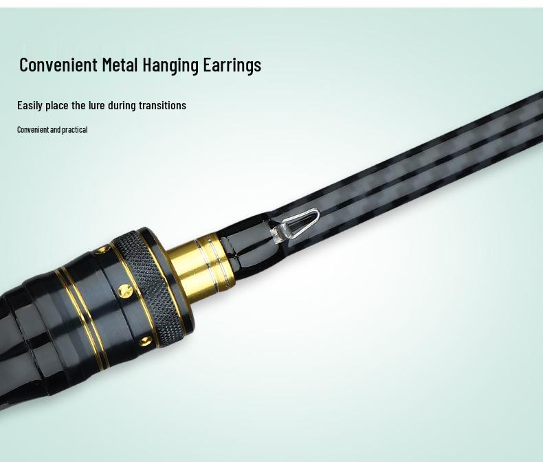 Fiberglass Lure Rod, M/ML Action with Hollow Spigot Handle