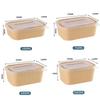 Disposable Kraft Paper Food Container with PP Lid