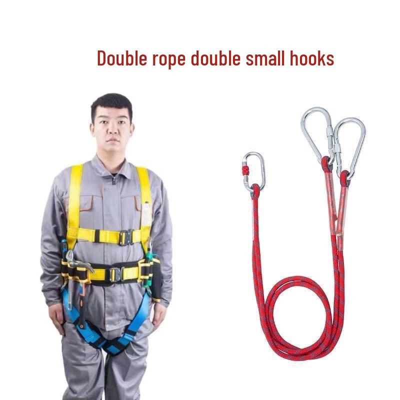 Longchan Haoborui 5-Point Safety Harness with 3M Double Lanyard