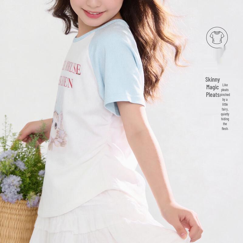 DOMIO Girls' Short-Sleeve T-Shirt