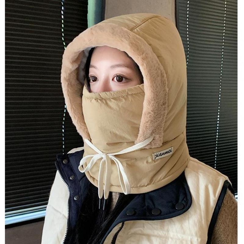 Unisex Fleece-Lined Windproof Balaclava Scarf for Cold Weather