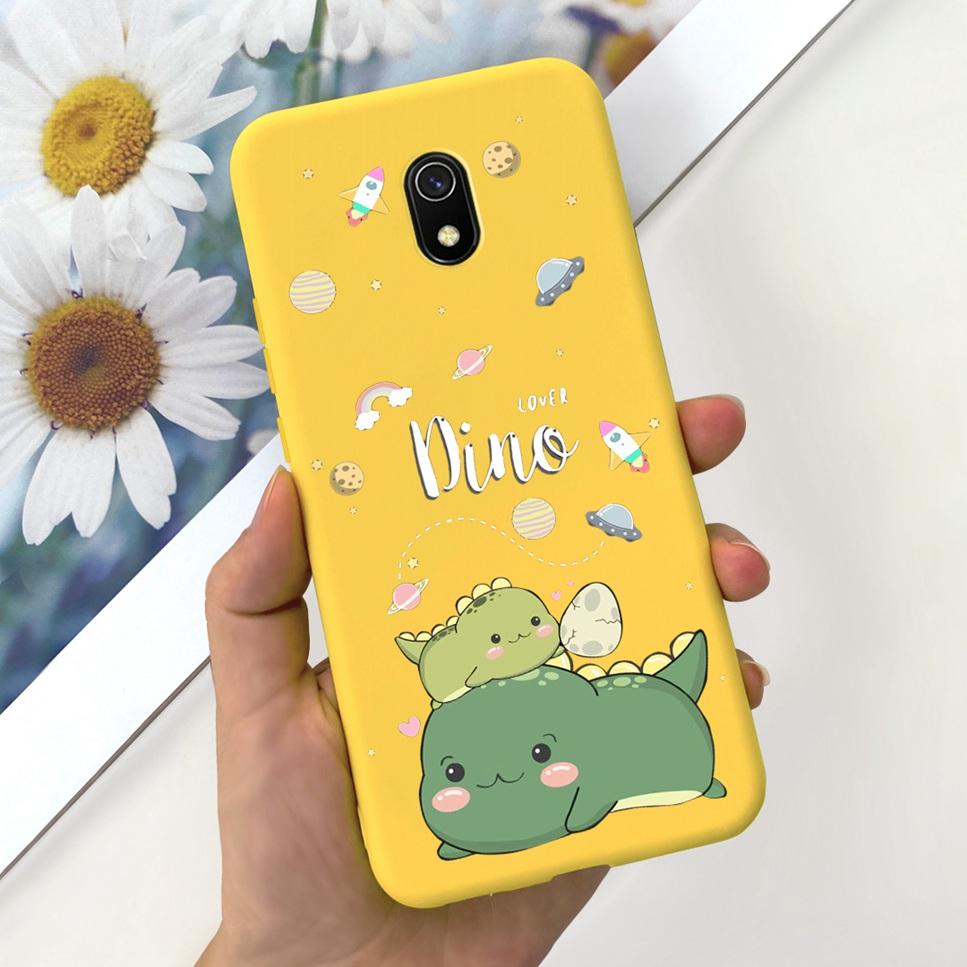 Cover For Xiaomi Redmi 8A Case Cartoon Dinosaur Astronaut Soft Silicone Cover For Xiaomi Redmi8A 8 A 8a 6.22" Phone Case Fundas