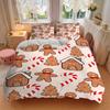 3pcs Christmas Decorations Bedding Set, Breathable and Soft, Suitable for All Seasons, Ideal for Home Use, Suitable for Bedroom Decor 21141