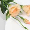 Artificial Platycodon Grandiflorus Flower with 2 Head Blooms And 1 Bud Fake Silk Flower with Stem And Leaves for Wedding Party Kitchen Bedroom Baby