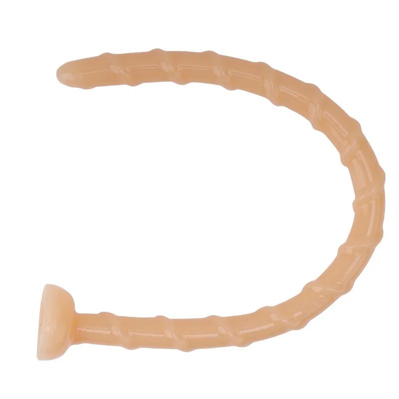 1PC 47cm Super langer Analplug Dildo aus weichem Silikon Butt Plug für weiblich männlich Homosexuell Masturbation Analsex Spielzeug Anus Dilatator Expander