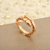 New Hot Brand Vintage Women's Rings Luxury Jewelry For Women Snake Type Designer Ring Fashion Pure 925 Silver Lady Party Rings