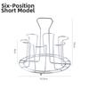 Upside Down Stainless Steel Cup Storage Rack for Glass Cups Promotes Air Drying and Saves Counter Space in Kitchen